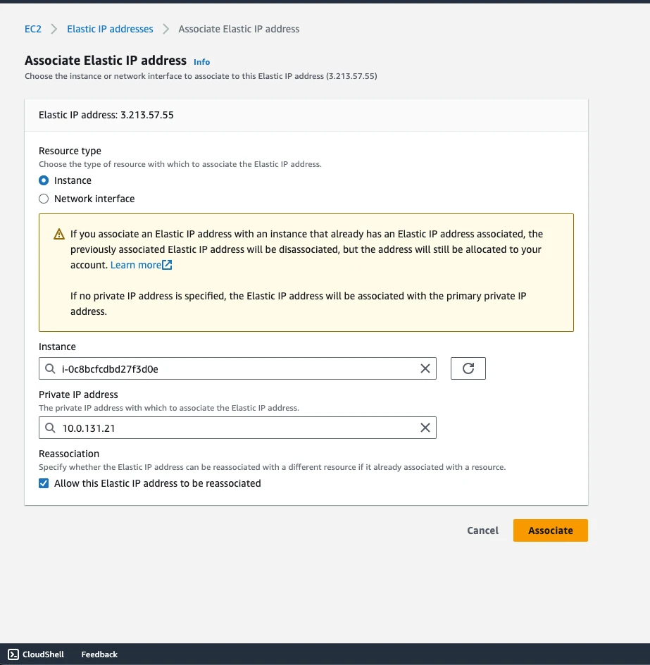 AWS - Elastic IP Services