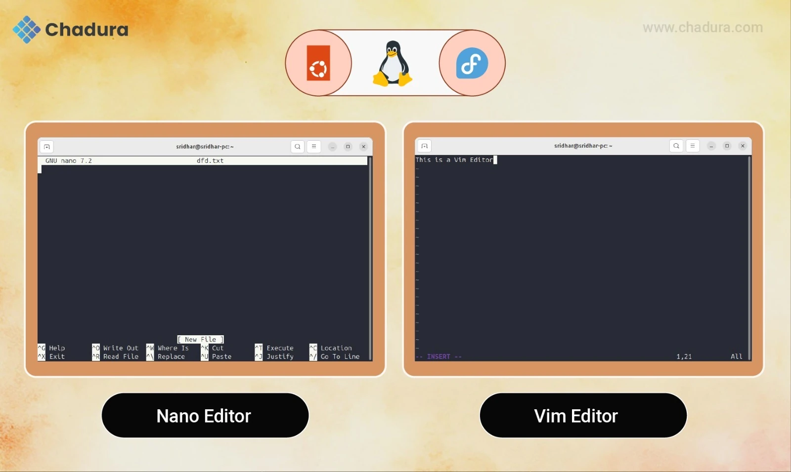 Linux Text Editors Explained by Chadura Tech: From Beginner to Pro